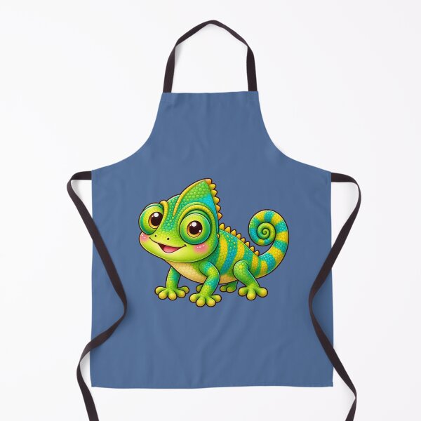 Item preview, Kawaii Jungle Green Chameleon designed and sold by Krys-Designs.