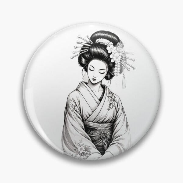 Artikelvorschau, Japanisches Geisha-Mädchen entworfen und verkauft von MackandTeez.