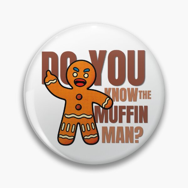 Item preview, Do You Know The Muffin Man Cute Retro Bakery designed and sold by LuxuryHue.