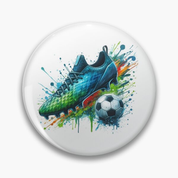 Item preview, Dynamic Splash Art Soccer Cleat and Ball designed and sold by DKSH1234.