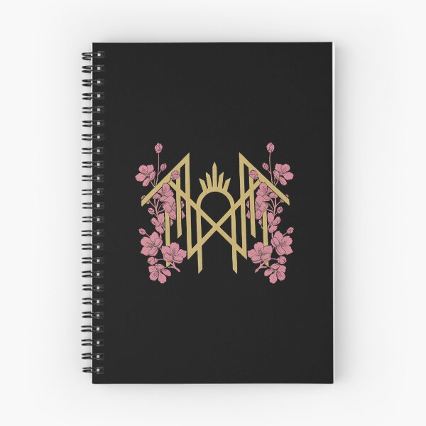 Item preview, Mystics Sun Emblem Cherry Blossom Gold Pink designed and sold by PomboGayArt.