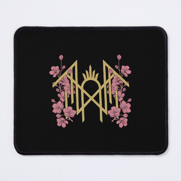 Item preview, Mystics Sun Emblem Cherry Blossom Gold Pink designed and sold by PomboGayArt.