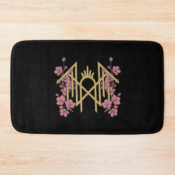 Item preview, Mystics Sun Emblem Cherry Blossom Gold Pink designed and sold by PomboGayArt.
