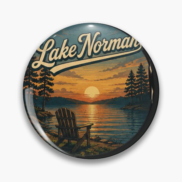 Item preview, Lake Norman vintage retro designed and sold by DamioPolArt.