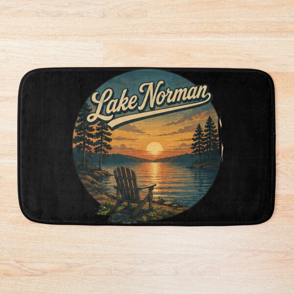Item preview, Lake Norman vintage retro designed and sold by DamioPolArt.
