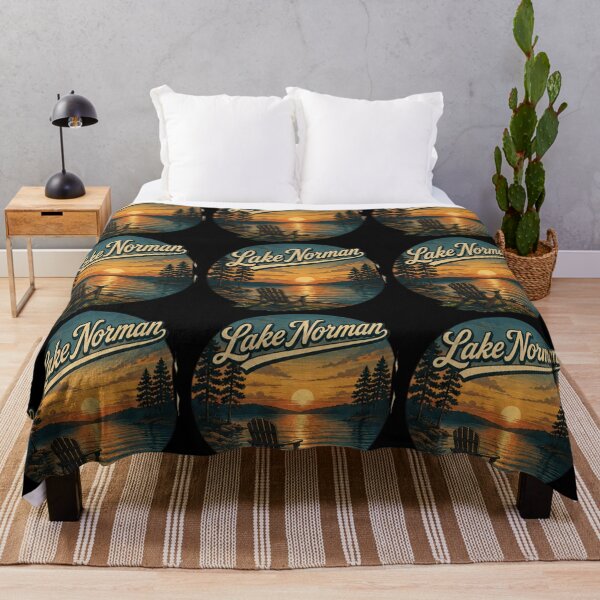 Item preview, Lake Norman vintage retro designed and sold by DamioPolArt.