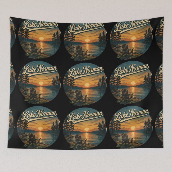 Item preview, Lake Norman vintage retro designed and sold by DamioPolArt.