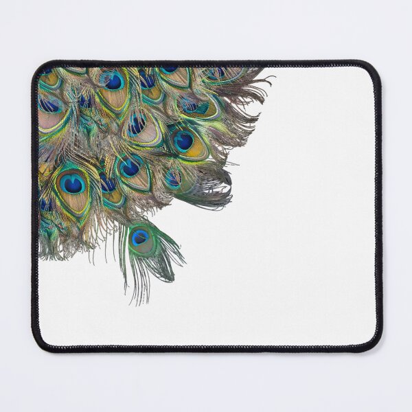 Item preview, Elegant Peacock Feather Pattern – Vibrant Blue Green Peacock Bird Art designed and sold by Kruti Collection.
