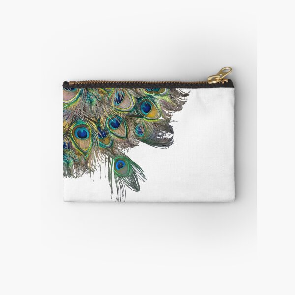 Item preview, Elegant Peacock Feather Pattern – Vibrant Blue Green Peacock Bird Art designed and sold by Kruti Collection.