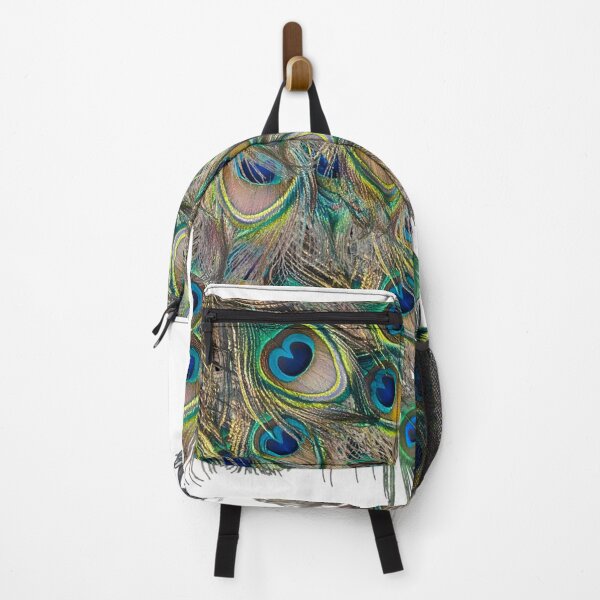Item preview, Elegant Peacock Feather Pattern – Vibrant Blue Green Peacock Bird Art designed and sold by Kruti Collection.