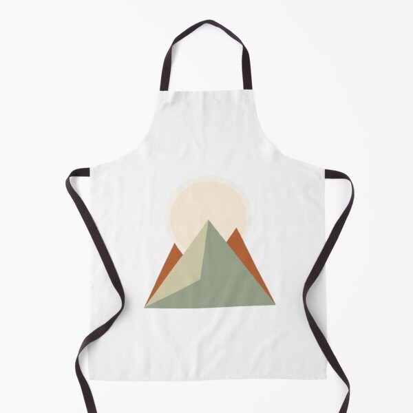 Item preview, Minimalist Geometric Mountain Pastel Sun Abstract designed and sold by ByKayaPrints.