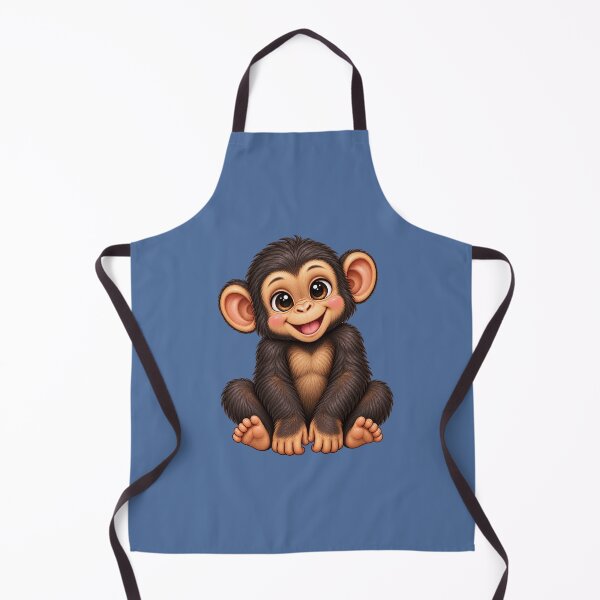 Item preview, Kawaii Jungle Young Chimpanzee designed and sold by Krys-Designs.