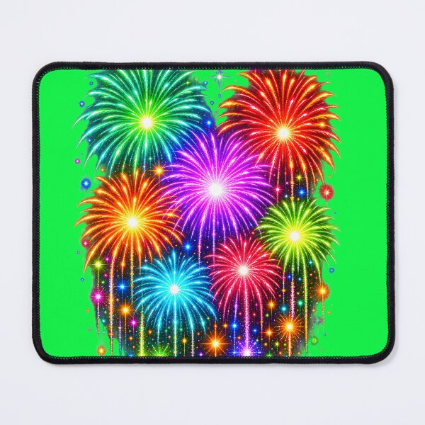 Item preview, Colorful Neon Fireworks Night Celebration designed and sold by MagicCrystal.
