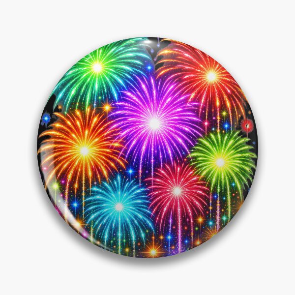 Item preview, Colorful Neon Fireworks Night Celebration designed and sold by MagicCrystal.
