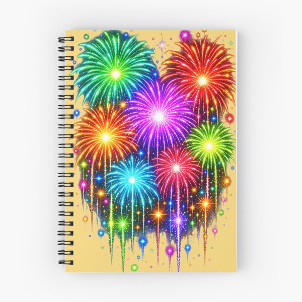 Item preview, Colorful Neon Fireworks Night Celebration designed and sold by MagicCrystal.