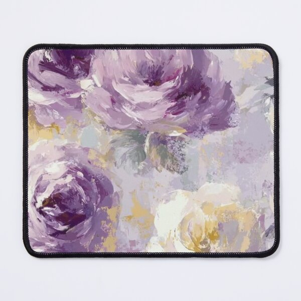 Item preview, Watercolors Floral Pattern in Green and Purple  designed and sold by ZedColors.