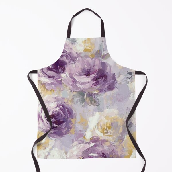 Item preview, Watercolors Floral Pattern in Green and Purple designed and sold by ZedColors.