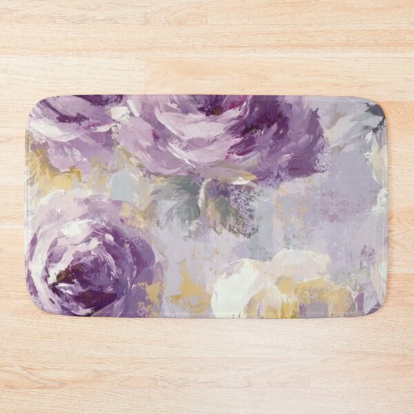 Item preview, Watercolors Floral Pattern in Green and Purple  designed and sold by ZedColors.