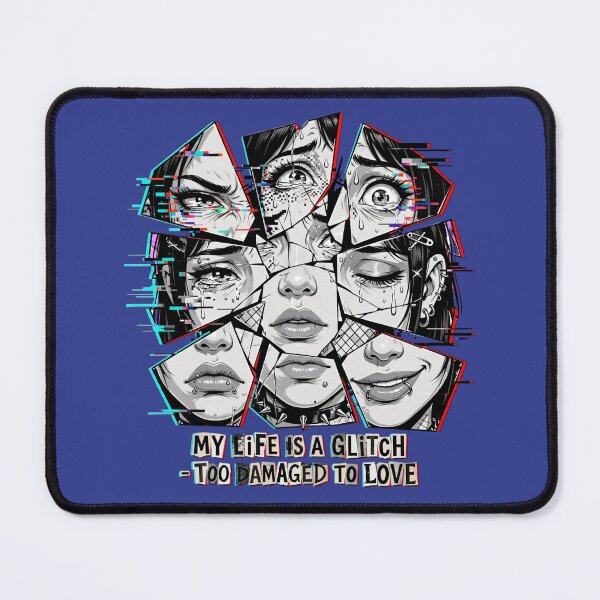 Item preview, My Life Is A Glitch Damaged To Love designed and sold by puzzell.