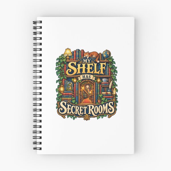 Item preview, Secret Rooms Book Nook – Illustrated Miniature Maker designed and sold by UrbanCanvvas.