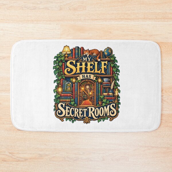 Item preview, Secret Rooms Book Nook – Illustrated Miniature Maker designed and sold by UrbanCanvvas.