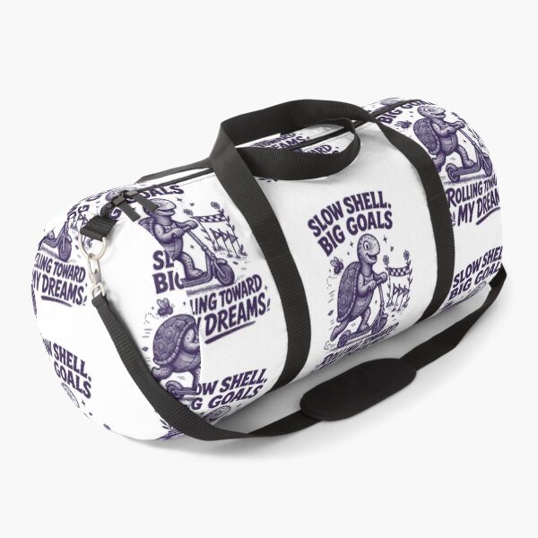 Item preview, Slow Shell, Big Goals – Motivational Scooter Turtle designed and sold by NinaCreator.
