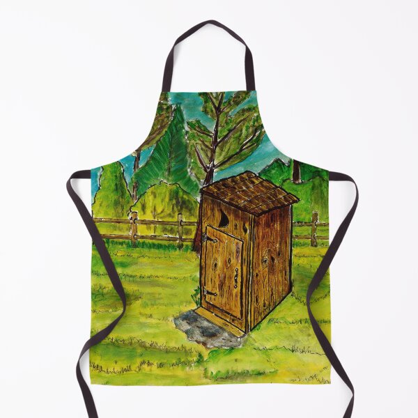 Item preview, Rustic Outhouse Painting designed and sold by Misfitcane.