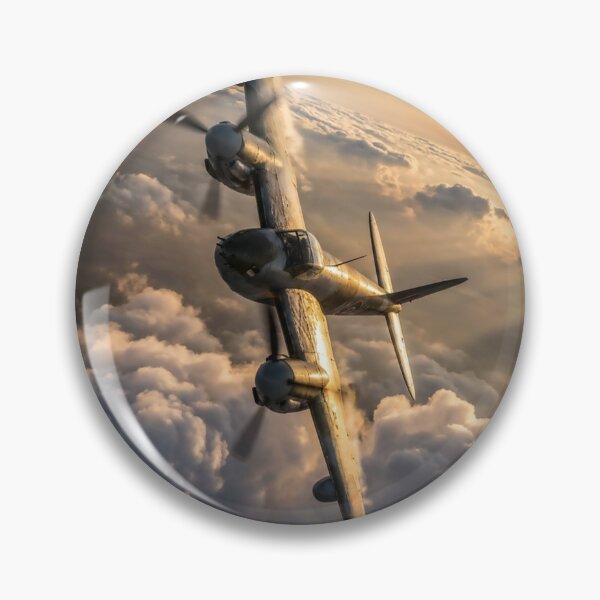 Item preview, Mosquito Vertical Dive Clouds Illustration designed and sold by Airpower Art.