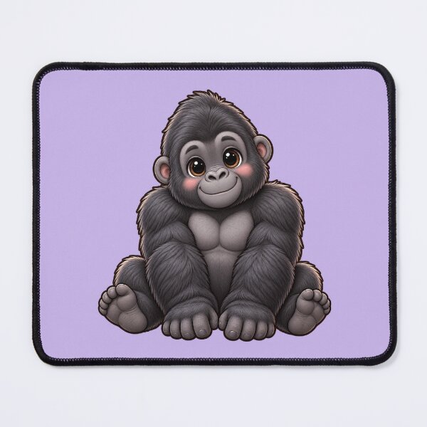 Item preview, Kawaii Jungle Young Gorilla designed and sold by Krys-Designs.