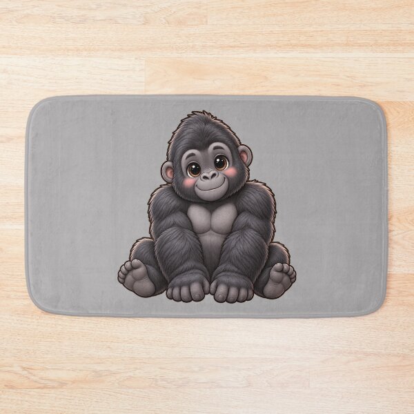 Item preview, Kawaii Jungle Young Gorilla designed and sold by Krys-Designs.
