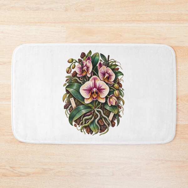 Item preview, Orchid Collector Garden – Aerial Roots Botanical Art designed and sold by UrbanCanvvas.