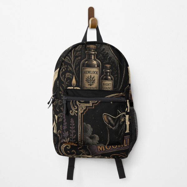 Item preview, Black Cat's Apothecary Moonlight Tonic Halloween Vintage Apothecary Label designed and sold by RoyesButler.