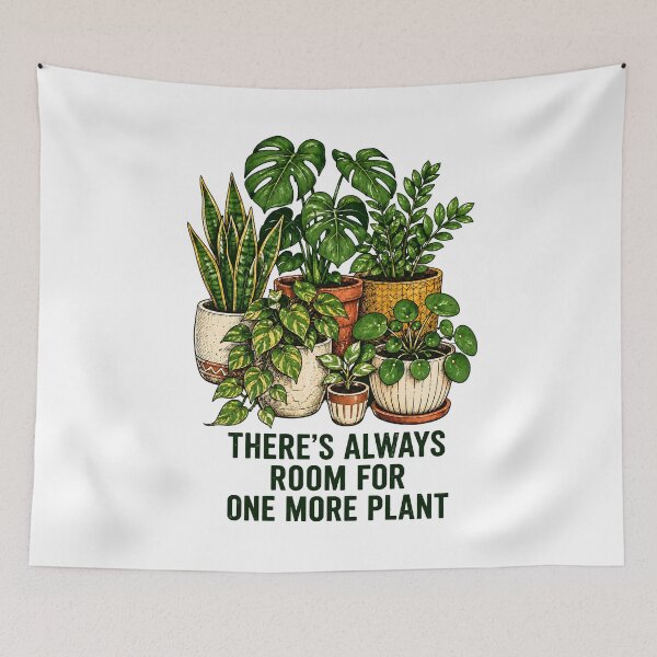 Item preview, Houseplant Humor There’s Always Room for One More designed and sold by Artmares.