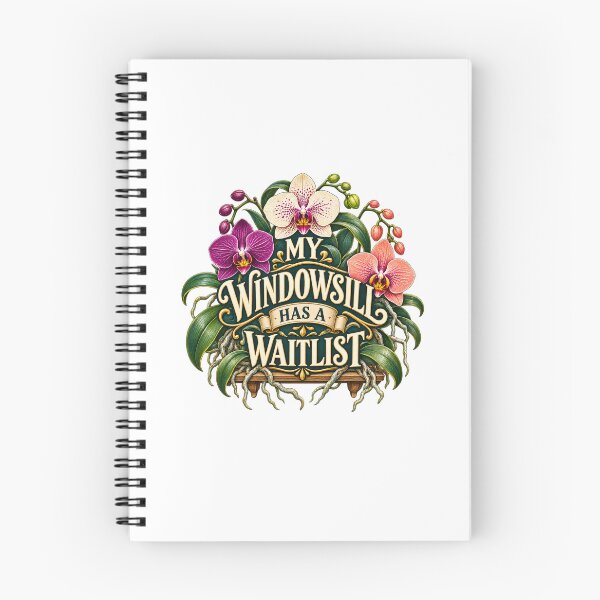 Item preview, Orchid Waitlist Garden – Illustrated Collector Humor designed and sold by UrbanCanvvas.