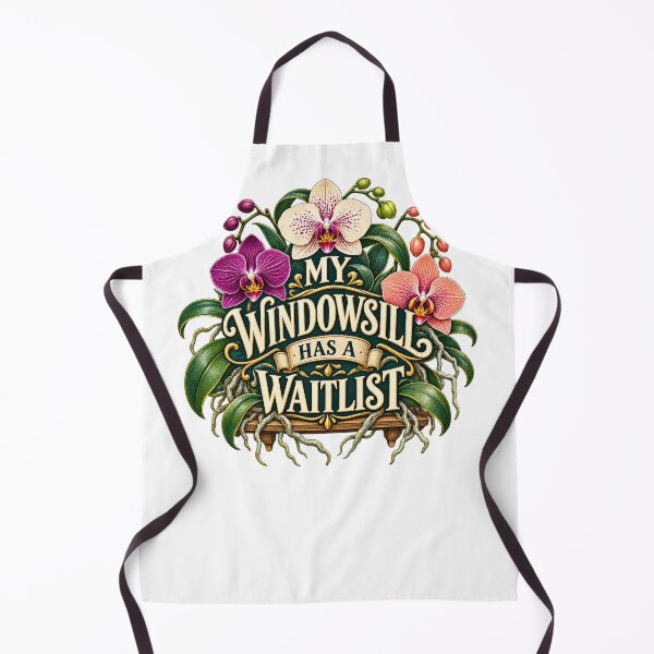 Item preview, Orchid Waitlist Garden – Illustrated Collector Humor designed and sold by UrbanCanvvas.