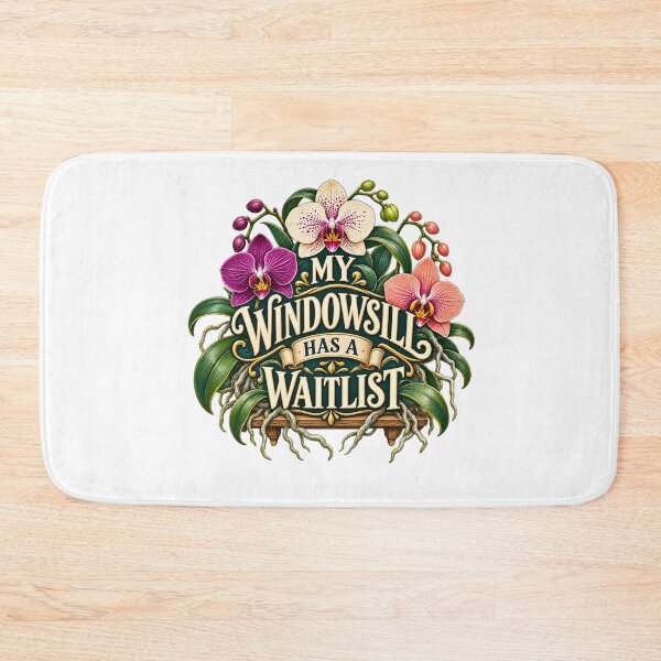 Item preview, Orchid Waitlist Garden – Illustrated Collector Humor designed and sold by UrbanCanvvas.