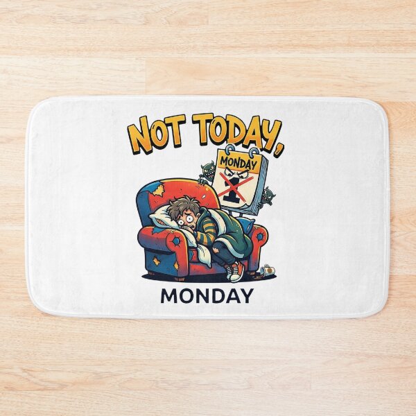 Item preview, NOT TODAY, MONDAY designed and sold by OtavioPeres.