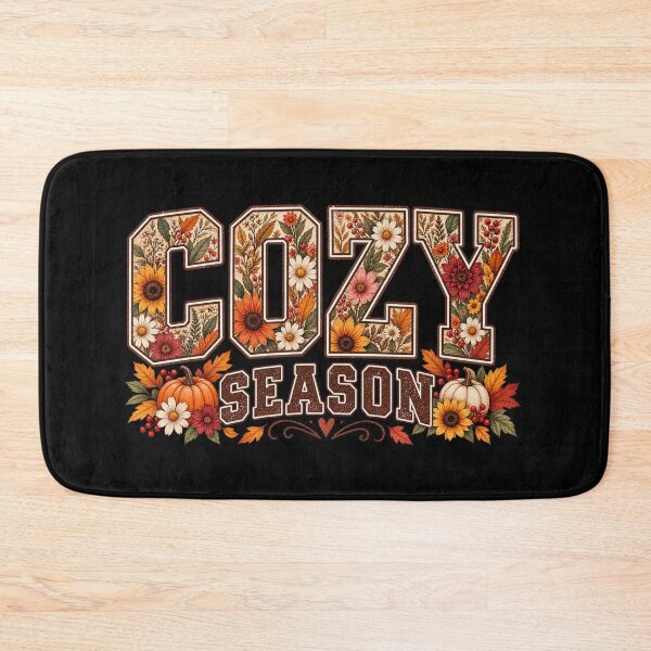 Item preview, Cozy Season Floral Varsity Letters Pumpkin Autumn Thanksgiving Graphic designed and sold by PACS0011.