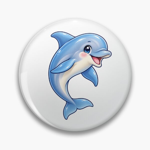 Item preview, Kawaii Marine Bottlenose Dolphin designed and sold by Krys-Designs.