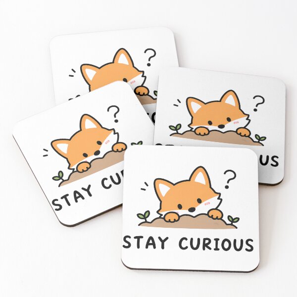 Item preview, Stay Curious Cute Little Fox designed and sold by ianm1028.