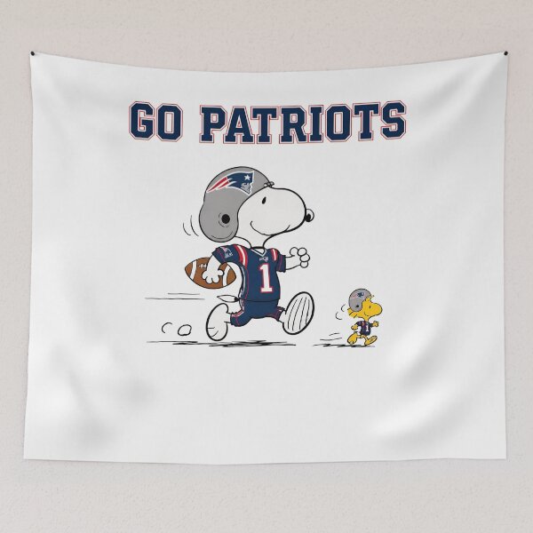 Item preview, Snoopy Go Patriotss Football designed and sold by fizzstocmathepa.