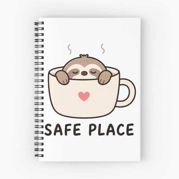 Item preview, Safe Place Cute Coffee Sloth designed and sold by ianm1028.