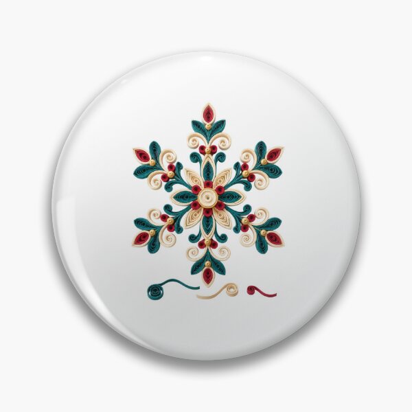 Item preview, Quilled Snowflake – Holiday Paper Craft Art designed and sold by UrbanCanvvas.