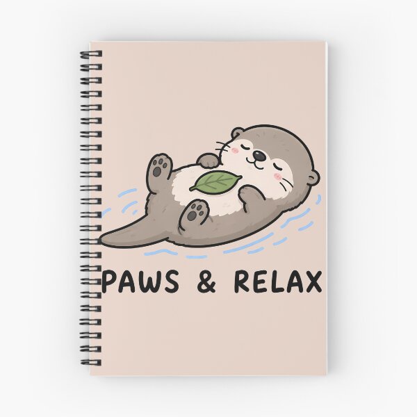 Item preview, Paws And Relax Cute Sea Otter designed and sold by ianm1028.
