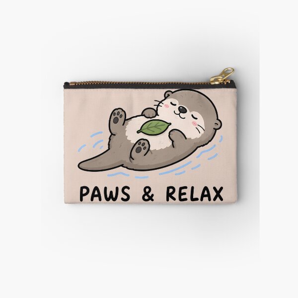 Item preview, Paws And Relax Cute Sea Otter designed and sold by ianm1028.
