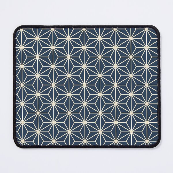 Item preview, Indigo Asanoha Japanese Geometric Pattern designed and sold by babyandbunny.