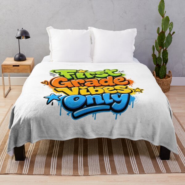 Item preview, First Grade Vibes Only – Colorful Back to School designed and sold by MomParentADHD.