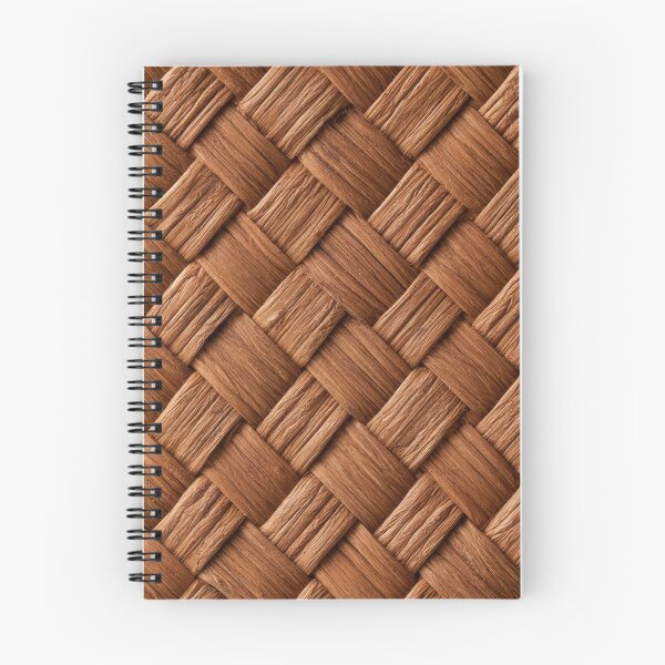 Item preview, Warm Brown Woven Rattan Inspired Basket Weave Texture with Natural Fiber Pattern for Rustic Boho and Organic Home Decor designed and sold by SurfaceCraft Studio.