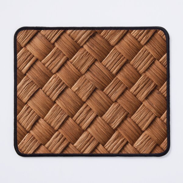 Item preview, Warm Brown Woven Rattan Inspired Basket Weave Texture with Natural Fiber Pattern for Rustic Boho and Organic Home Decor designed and sold by SurfaceCraft Studio.
