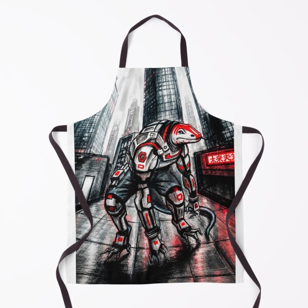 Item preview, Cyberpunk Robot Creature Neon City Streetwear Art — Classic T-Shirt designed and sold by NefilimStudio.